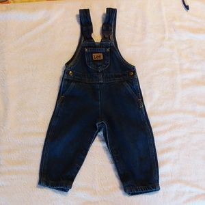 Cute infant boy Lee overalls